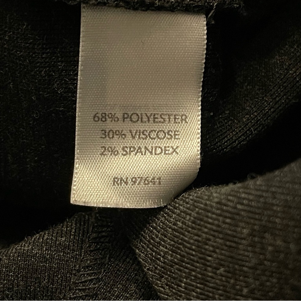 J. Jill Women’s Stretch 6 Petite Dark Gray Flat Front Knit Skinny Ankle Pants 6P